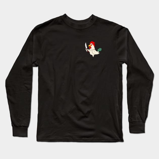 Rooster Long Sleeve T-Shirt by Sons of Skull